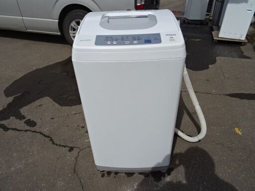 ビ売約済み【恵庭】新生活にぴったり！日立　全自動洗濯機　ＮＷ-53　2019年製　中古品