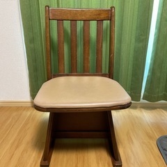 家具 椅子 ダイニングチェア　　回転式　　木製