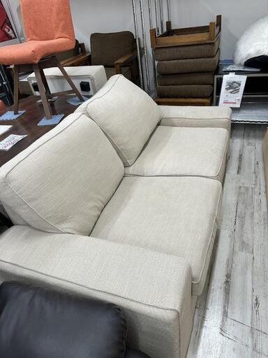 ★【IKEA】シーヴィク　二人掛けソファー　オットマン付き　家具 ソファ 自社配送時代引き可※現金、クレジット、スマホ決済対応※　8万円位で購入