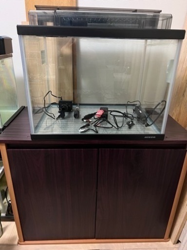 60センチワイド水槽と90センチ 水槽台