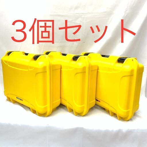 【中古】◆NANUK ナヌク 925 ケース 防水ハードケース 3個セット 防塵 耐衝撃 精密機器 輸送 [240092264441]