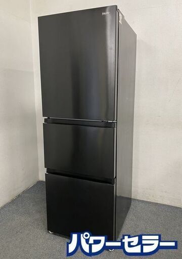 高年式!2023年製! ハイアール/Haier JR-CV29A-K 冷蔵庫 スリモア 286L/幅54cm/右開き/3ドア/ブラック 中古家電 店頭引取歓迎 R8117