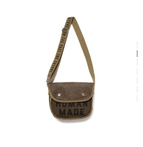 HUMAN MADE ミリタリーグリーン ショルダートートバッグ