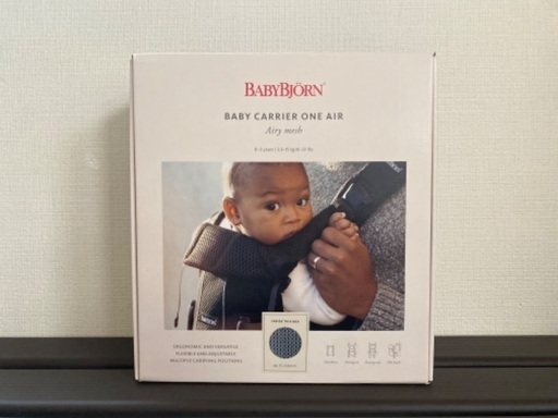 【値下げしました】ベビービョルン 抱っこ紐 ONE KAI Air ワン カイ エアー メッシュ BabyBjorn 抱っこひも 新生児から36ヶ月頃まで