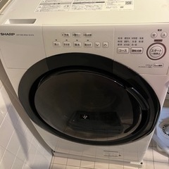 SHARP ドラム洗濯機　(SG-S7G WL、3/30まで)