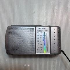 SONY ソニー AM/FM ポータブルラジオ ICF-8