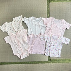 新生児肌着セット　ロンパース　女の子　　