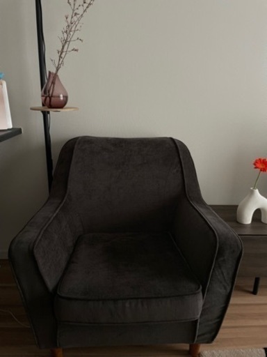 NOCE ノーチェ「TD1914」1人がけグレー103 NOCE 1人掛けソファ - 1人用