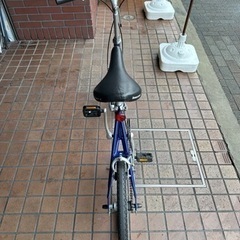 ★稀少品★ブリヂストン　TRANSIT（トランジットライト）　アルミフレーム　シングル折り畳み自転車　センタースタンド　ブルー