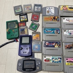 スーパーファミコンカセット　ゲームボーイ　アドバンス