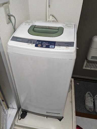 日立全自動電気洗濯機\r\n・NW-5MR