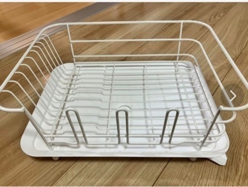 美品　H\u0026H ディッシュドレイナー  水切りラック　水切りかご