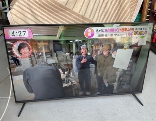 2022年製　4K対応 グリーンハウス　50V型TV
