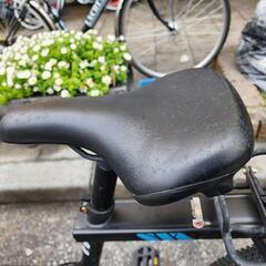 ＭＴＢ自転車　２０インチ　７変速　美品　カゴ　付き　黒　配達可能