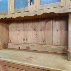 【愛品倶楽部柏店】3枚扉キッチンキャビネット カントリー調