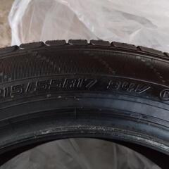 ダンロップ　夏タイヤ　2023年製　215/55R17　4本　中古