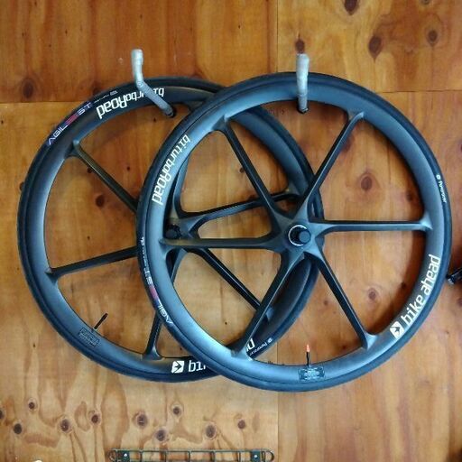 ロードバイク　ホイール　bikeahead 中古　フロント
