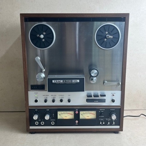 d0325602 TEAC ティアック オープンリールデッキ A-7030GSL 38cm対応テープデッキ 通電確認済 現状品 中古品