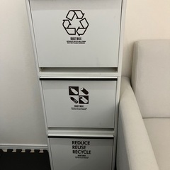 テレビ、冷蔵庫、電子レンジ、オーブントースター、ゴミ箱