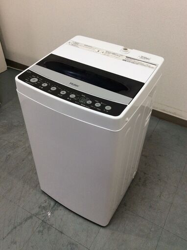（5/18受渡済）JT8522【Haier/ハイアール 4.5㎏洗濯機】美品 2022年製 JW-C45D 家電 洗濯 簡易乾燥付