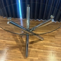 強化ガラスダイニングテーブル2〜4人