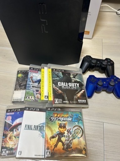 PS3本体 ソフト9点　コントローラ2個付き