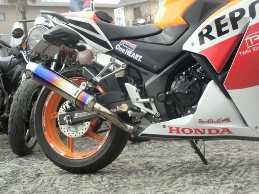 CBR250R レプソルカラー 後期 ABS スペシャルエディション マフラー HONDA CBR250R】 MC41 レプソルカラーETC付きマフラー改