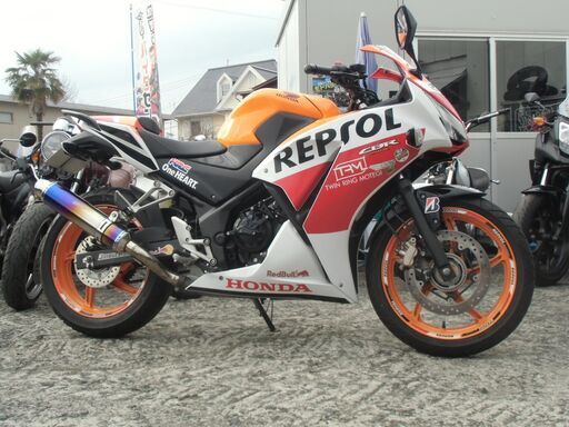 CBR250R　レプソルカラー　後期　ABS スペシャルエディション　マフラー・ETC付き　程度よい　佐賀　久留米　福岡　NINJA250　ZX-25　ZZR