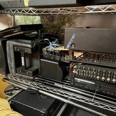 BOZZやSONYのスピーカーやミキサー類