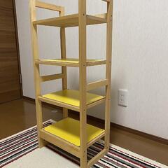 【お取り引き中】4段シェルフ 木製棚 