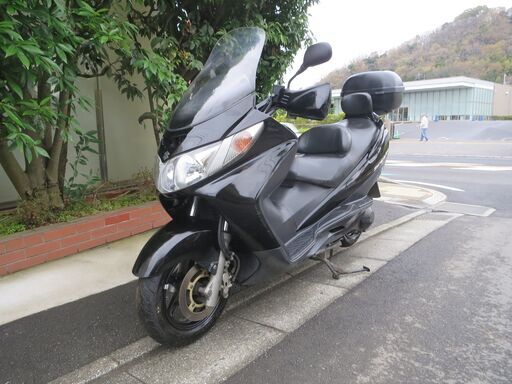 スズキ　スカイウェイブ250(CJ43A)　中古実働車　オイル交換済み　バッテリーフル充電済み　グリップヒーター付き　ナンバー登録書類付き