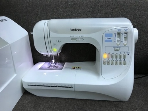 (決まりました)美品★フット付★brotherコンピューターミシンLS500★整備品