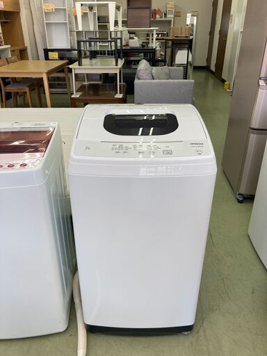 【お取引中】★分解洗浄済み★2021年製 日立 HITACHI 5kg 全自動洗濯機  ピュアホワイト NW-50F★1888★