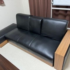 【ネット決済】フルフラット ソファ 家具 オフィス用家具 机