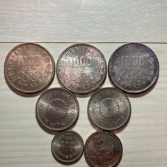 昔のお金　記念硬貨7枚セット　オリンピック