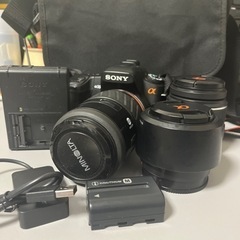 【ネット決済・配送可】SONY一眼レフカメラ