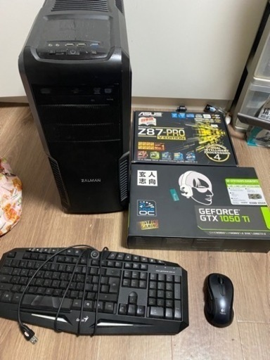 最終値下げ自作ゲーミングパソコン　i7-4770kとGTX1050TI