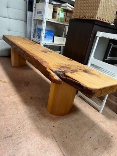 針葉樹 杉 無垢材 ベンチ 和風 - その他 