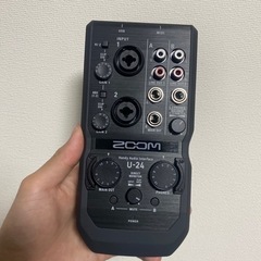 zoom u24 ポータブルオーディオインターフェイス