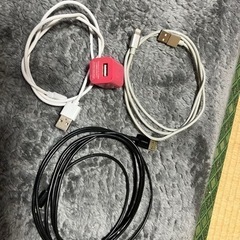 ケーブル3本　Micro USB Type-B（2.0）