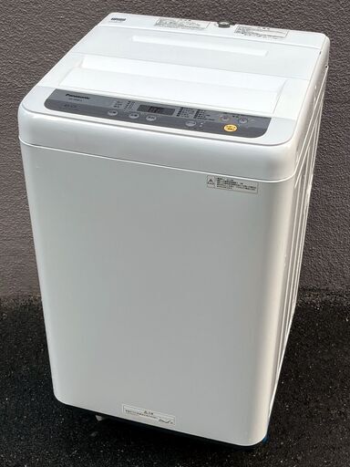 ⑥【税込み】パナソニック 6kg 全自動洗濯機 NA-F60B12 ビッグウェーブ洗浄 2019年製【PayPay使えます】