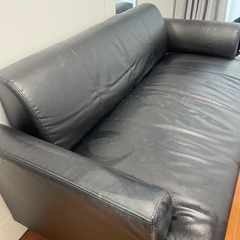 【無料】IKEA 黒ソファ