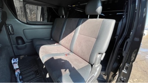 お話し中　ハイエース　レジアスエース　スーパーGL ダークプライム　GDH  セカンドシート　リアシート　ハーフレザー お話し中 ハイエース レジアスエース スーパーGL ダークプライム GDH