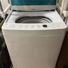ハイアール 5.5kg 全自動洗濯機　JW-C55A-W