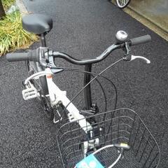 中古自転車2970 折り畳み 20インチ 6段ギヤ ワイヤー錠 ライト