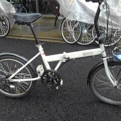 中古自転車２９７０　折り畳み　２０インチ　６段ギヤ　ワイヤー錠　ライトは付属していません 中古自転車2970 折り畳み 20インチ 6段ギヤ ワイヤー錠 ライト