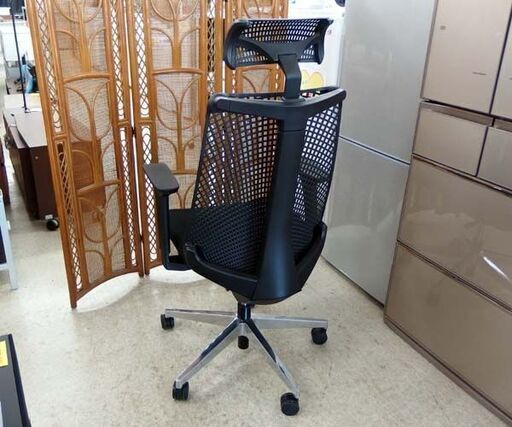 イトーキ サリダチェア OAチェア 可動肘 YL9-BLEL ブラック 札幌市北区 