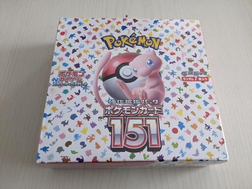 ポケモンカード151 未開封シュリンク付　1BOX