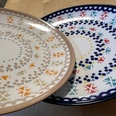 チチカカ 中皿と大皿の中間サイズ 2枚セット