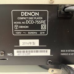 【愛品館八千代店】DENON2016年製CDデッキDCD-755RE